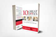 book cover of 10 great dates, connecting faith, love and marriage, by david arp and claudia arp