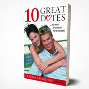 book cover of 10 great dates in german, by david arp and claudia arp